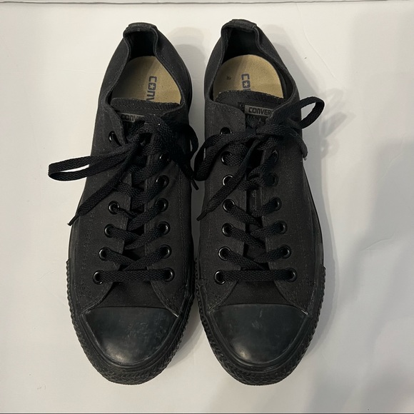Converse Chuck Taylor All Star Low Top Sneaker Black Monochrome size 11 men